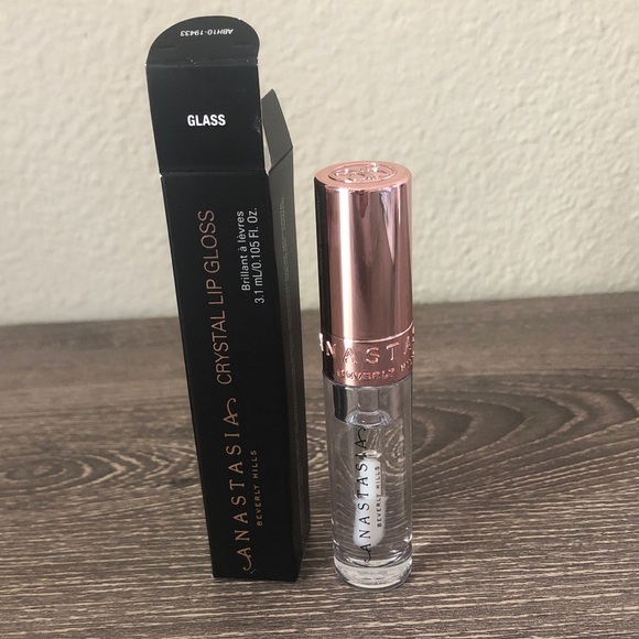 ❤️$8 NWT Anastasia Beverly Hills Crystal Lip Gloss in Shade Glass 3.1ml - Picture 1 of 6